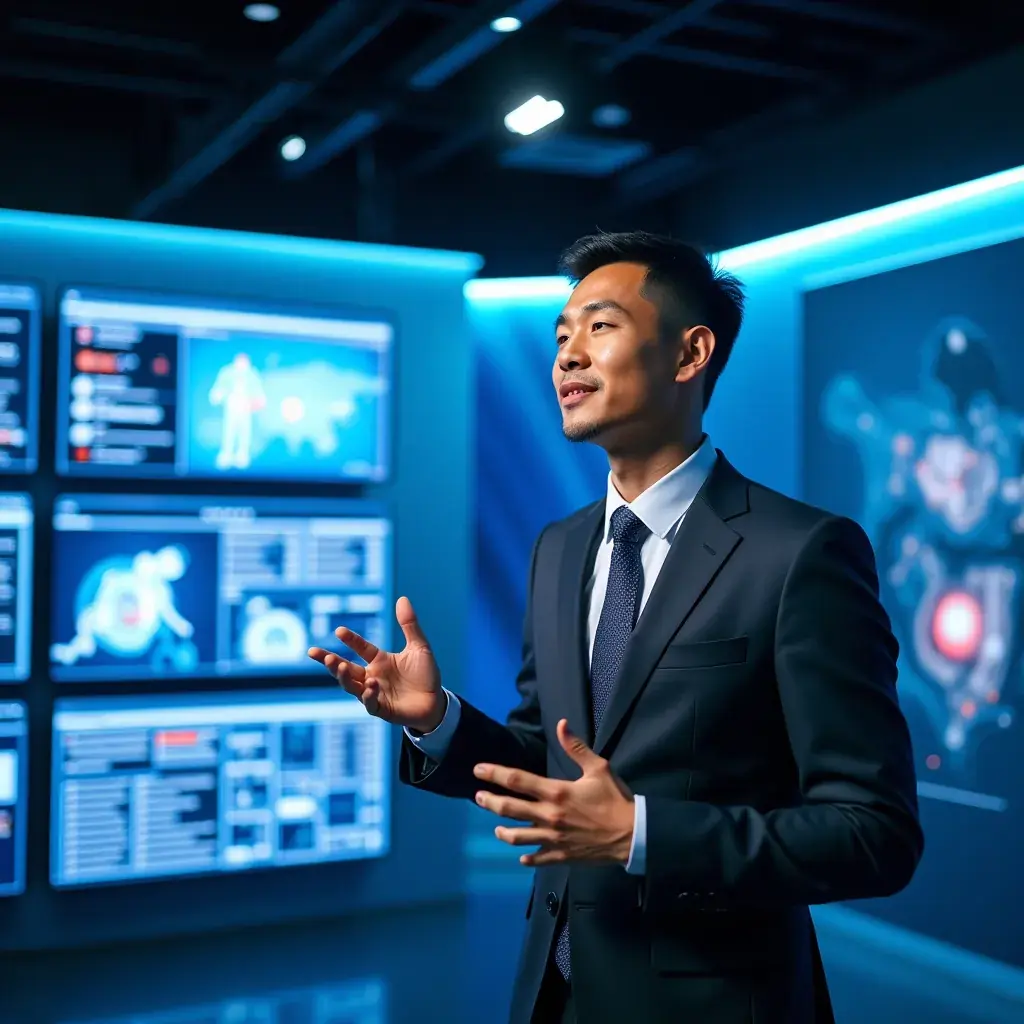 Modern office workspace